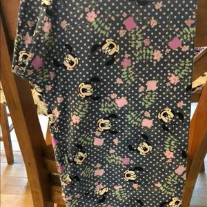 LuLaRoe Disney polka dot TC leggings